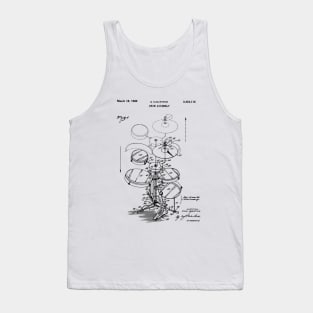 Drummer Gift Idea - Drum Assembly Kit Blueprint Tank Top